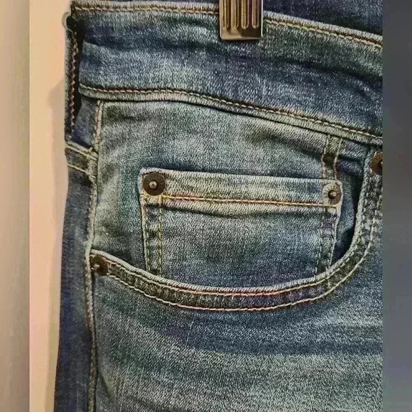 Men's Hollister Advanced Stretch Skinny Fit Distressed Blue Jeans Sz 36×32 - Picture 3 of 8